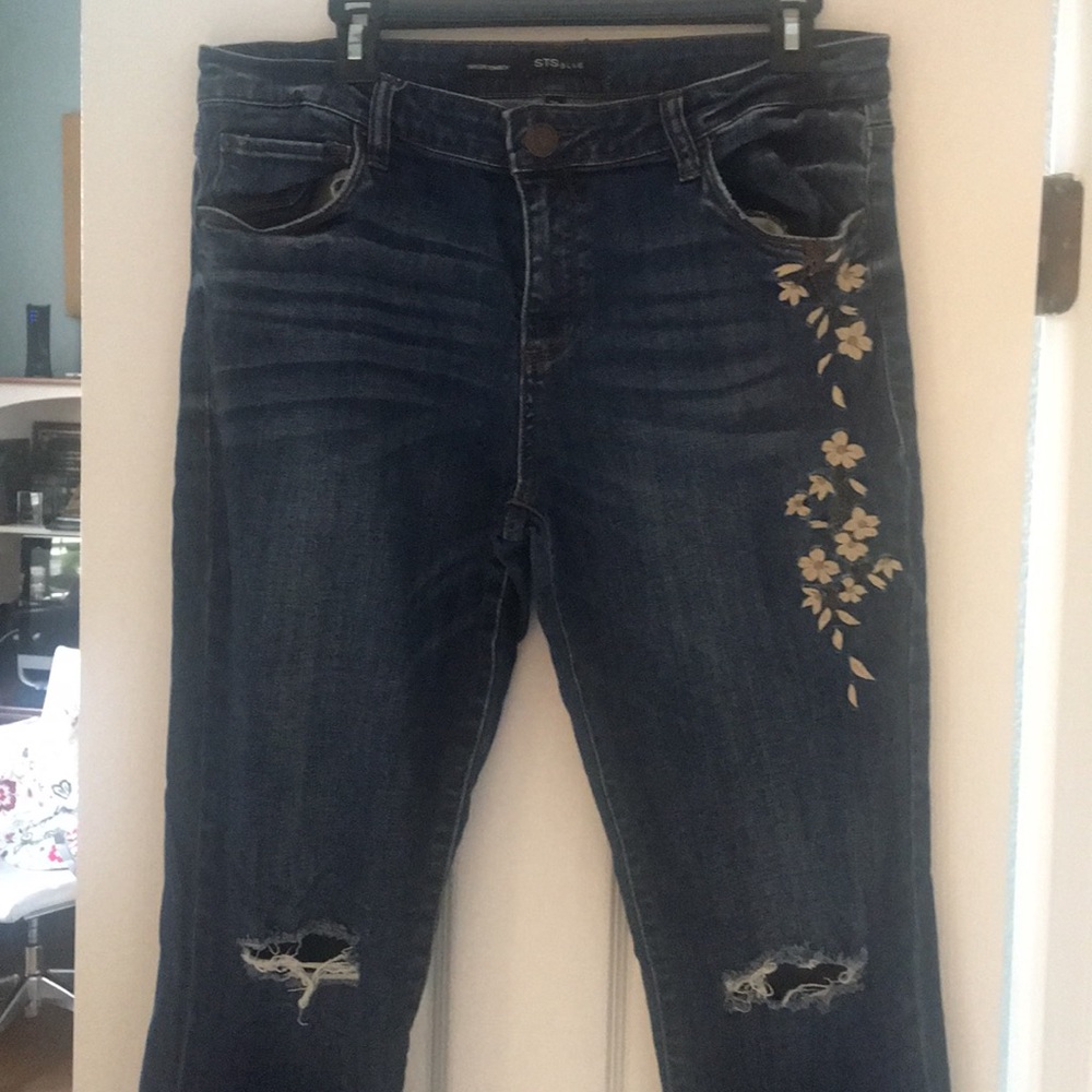 STS Blue Embroidered Jeans